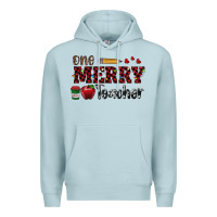 Blue Mist one merry teacher Premium Hoodie - RanaPortraitStore
