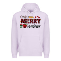 Lilac one merry teacher Premium Hoodie - RanaPortraitStore
