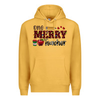 Mustard one merry teacher Premium Hoodie - RanaPortraitStore