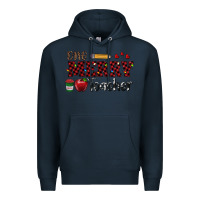 Navy one merry teacher Premium Hoodie - RanaPortraitStore