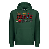 Sports Green one merry teacher Premium Hoodie - RanaPortraitStore