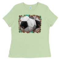 Matcha sports soccer background Ladies Tee - Artiststas