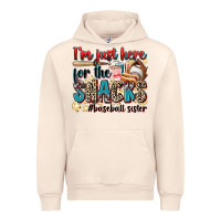 Sandshell i'm just here for the snacks #baseball sister Urban Hoodie - Zillion Design Studio