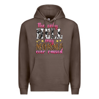 Coffee the only hell my momma ever raised Premium Hoodie - texasbilliewilder