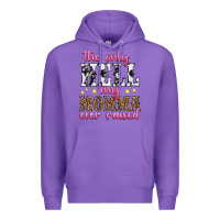 Purple the only hell my momma ever raised Premium Hoodie - texasbilliewilder