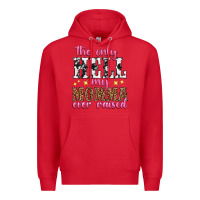 Red the only hell my momma ever raised Premium Hoodie - texasbilliewilder