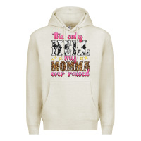 Oatmeal Heather the only hell my momma ever raised Premium Hoodie - texasbilliewilder