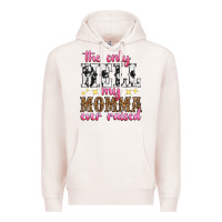 Pale Pink the only hell my momma ever raised Premium Hoodie - texasbilliewilder