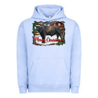 Pigment Grape Ice merry Christmas black angus bull and farm Urban Hoodie - RanaPortraitStore
