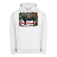 Pigment Lunar Rock merry Christmas black angus bull and farm Urban Hoodie - RanaPortraitStore