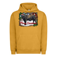 Pigment Peanut Butter merry Christmas black angus bull and farm Urban Hoodie - RanaPortraitStore