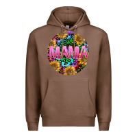Chestnut tie dye mama Premium Hoodie - texasbilliewilder