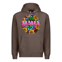Coffee tie dye mama Premium Hoodie - texasbilliewilder