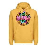 Mustard tie dye mama Premium Hoodie - texasbilliewilder