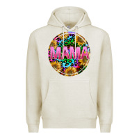 Oatmeal Heather tie dye mama Premium Hoodie - texasbilliewilder