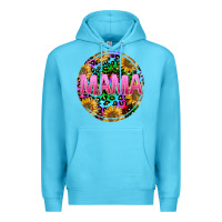 Ocean Blue tie dye mama Premium Hoodie - texasbilliewilder