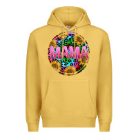 Antique Gold tie dye mama Premium Hoodie - texasbilliewilder