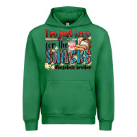 Emerald i'm just here for the snacks #baseball brother Urban Hoodie - Zillion Design Studio