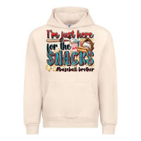 Sandshell i'm just here for the snacks #baseball brother Urban Hoodie - Zillion Design Studio