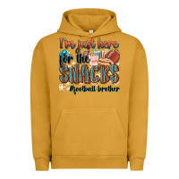 Pigment Peanut Butter i'm just here for the snacks #american football br Urban Hoodie - Zillion Design Studio