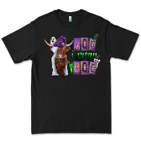 Black Moo I Mean Boo Premium Tee - CowhideDigitalArt