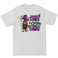 Dove Grey Moo I Mean Boo Premium Tee - CowhideDigitalArt