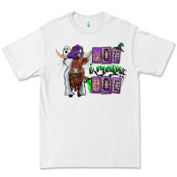 White Moo I Mean Boo Premium Tee - CowhideDigitalArt