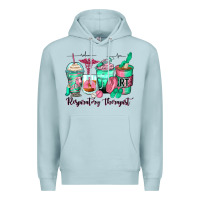 Blue Mist respiratory therapist coffee cups Premium Hoodie - Zillion Design Studio