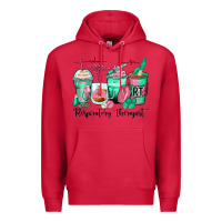Cardinal respiratory therapist coffee cups Premium Hoodie - Zillion Design Studio