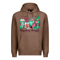 Chestnut respiratory therapist coffee cups Premium Hoodie - Zillion Design Studio