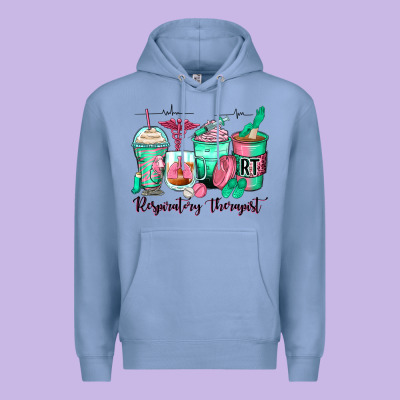 Respiratory Therapist Coffee Cups Premium Hoodie Designed By Zillion Design Studio