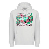 Dove Grey respiratory therapist coffee cups Premium Hoodie - Zillion Design Studio