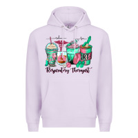 Lilac respiratory therapist coffee cups Premium Hoodie - Zillion Design Studio