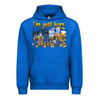 Cobalt i'm just here for the snacks volleyball Urban Hoodie - Zillion Design Studio