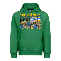 Emerald i'm just here for the snacks volleyball Urban Hoodie - Zillion Design Studio