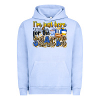 Pigment Grape Ice i'm just here for the snacks volleyball Urban Hoodie - Zillion Design Studio
