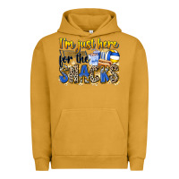 Pigment Peanut Butter i'm just here for the snacks volleyball Urban Hoodie - Zillion Design Studio