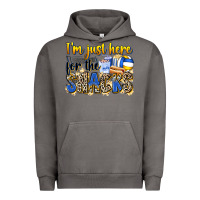 Pigment Tornado i'm just here for the snacks volleyball Urban Hoodie - Zillion Design Studio