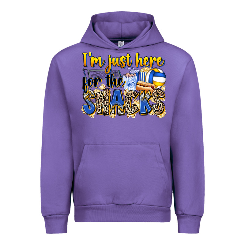 I'm Just Here For The Snacks Volleyball Urban Hoodie by Zillion Design Studio | Teevron