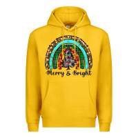 Lemon merry and bright rainbow christmas Premium Hoodie - RanaPortraitStore