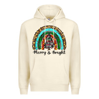 Sandshell merry and bright rainbow christmas Premium Hoodie - RanaPortraitStore