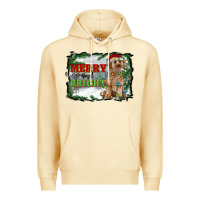 Pina Colada merry and bright cockapoo Premium Hoodie - RanaPortraitStore