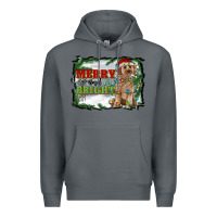 Rock merry and bright cockapoo Premium Hoodie - RanaPortraitStore