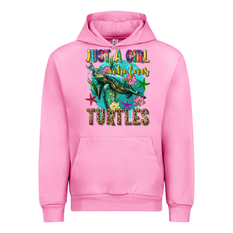 Just A Girl Who Loves Turtles Urban Hoodie by texasbilliewilder | Teevron