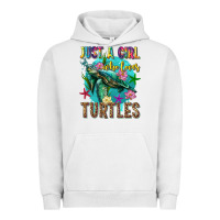 Pigment Lunar Rock just a girl who loves turtles Urban Hoodie - texasbilliewilder