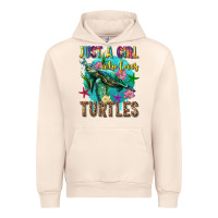 Sandshell just a girl who loves turtles Urban Hoodie - texasbilliewilder