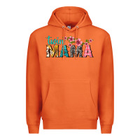 Carrot twin mama with flowers Premium Hoodie - texasbilliewilder