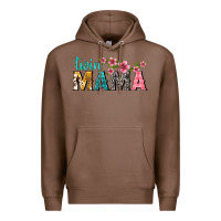 Chestnut twin mama with flowers Premium Hoodie - texasbilliewilder