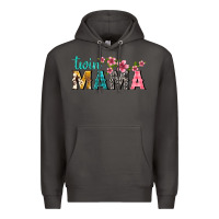 Smoke twin mama with flowers Premium Hoodie - texasbilliewilder