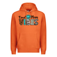 Carrot tired mom vibes Premium Hoodie - texasbilliewilder